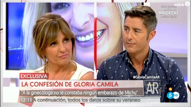 Gloria Camila: “A la ginecóloga no le constaba ningún embarazo de Michu”