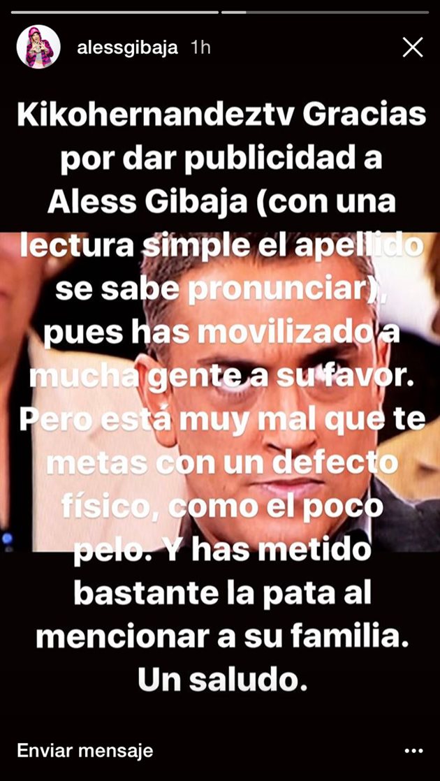 Los defensores de Aless Gibaja, molestos con Kiko Hernández