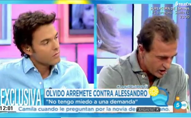 Alessandro Lequio a Antonio Rossi: "No me levantes la voz, estate relajadito"