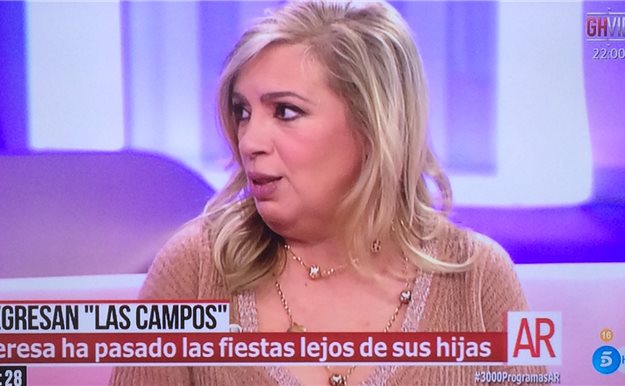 Carmen Borrego Campos: "No hemos hecho un espacio para ‘Sálvame Deluxe"