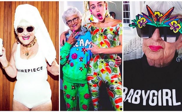 ¿Quién es esta abuela tan ‘enrollada’, amiga de Miley Cyrus?