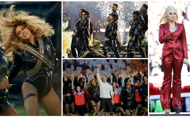 Todas las fotos y gif de la Super Bowl 2016, con las actuaciones de Beyoncé, Coldplay o Lady Gaga