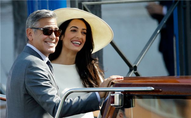 George Clooney y Amal Alamuddin, primer aniversario de casados