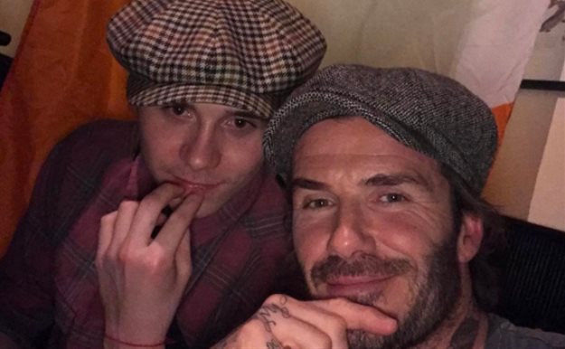 David Beckham y su hijo sufren un aparatoso accidente de coche