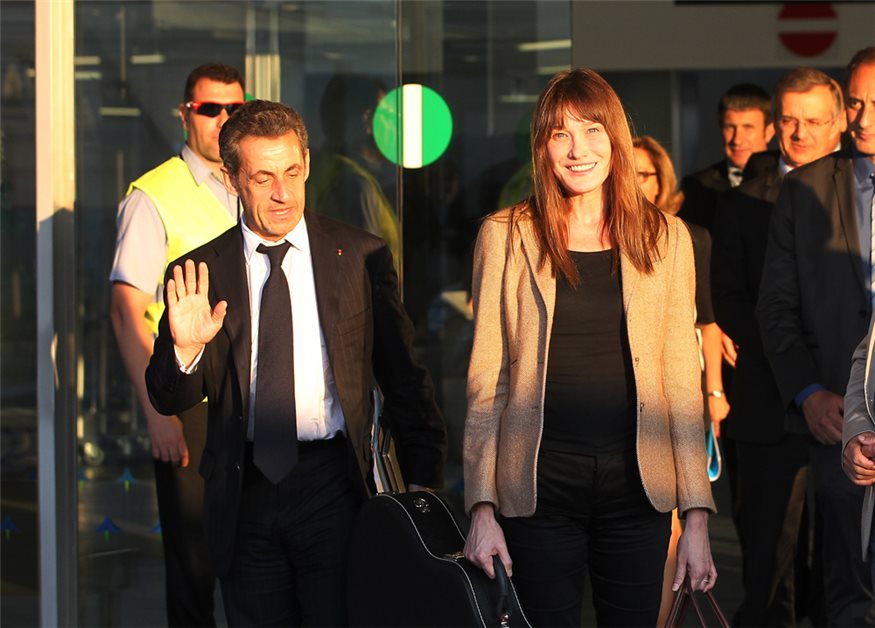 Carla Bruni y Nicolas Sarkozy