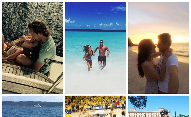 Los futbolistas comparten sus vacaciones en las redes sociales