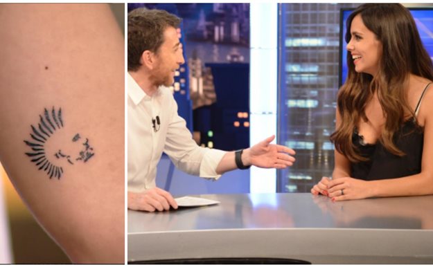 Cristina Pedroche sobre su tattoo con la cara de su chico, "mi piel es para él"