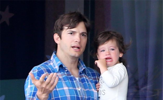 El 'disgustazo' de la hija de Ashton Kutcher y Mila Kunis