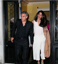 Más de 500 euros de multa si alguien molesta a George Clooney y Amal Alamuddin en Italia