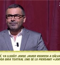 Jorge Javier Vázquex vuelve a Sálvame