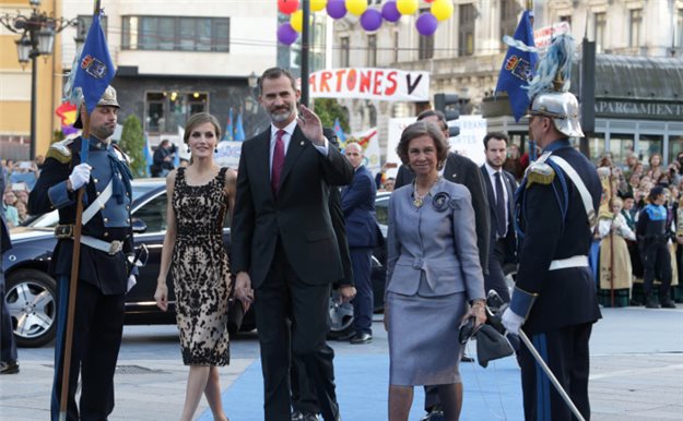 La alfombra azul de los premios Princesa de Asturias