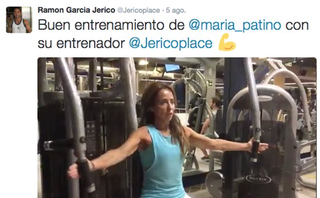 María Patiño, cuerpazo de gimnasio