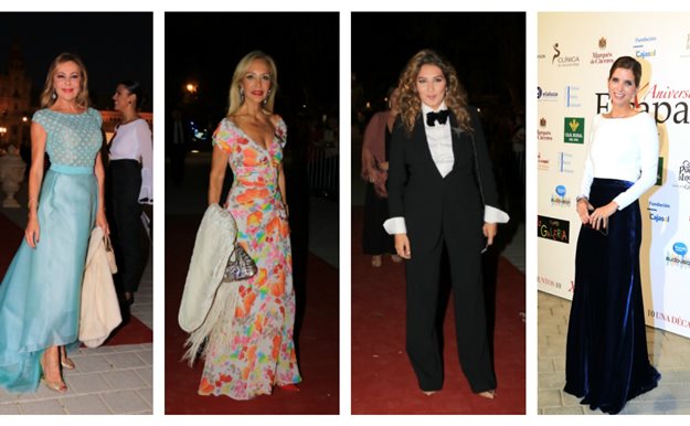 Los famosos se reúnen en Sevilla en los premios Escaparate