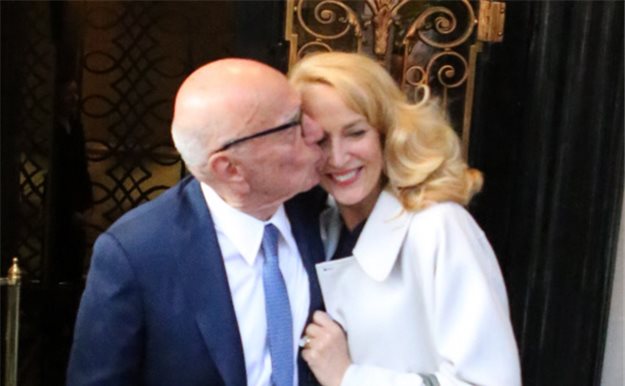 Jerry Hall y Rupert Murdoch ya están casados