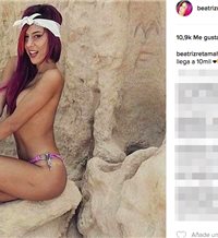 una foto en topless de Bea de GH17 promociona a la concursante