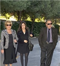 Vanessa García junto a sus padres, Manolo Escobar y Anita Marx