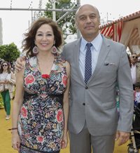 Ana Rosa Quintana y su marido Juan Munoz