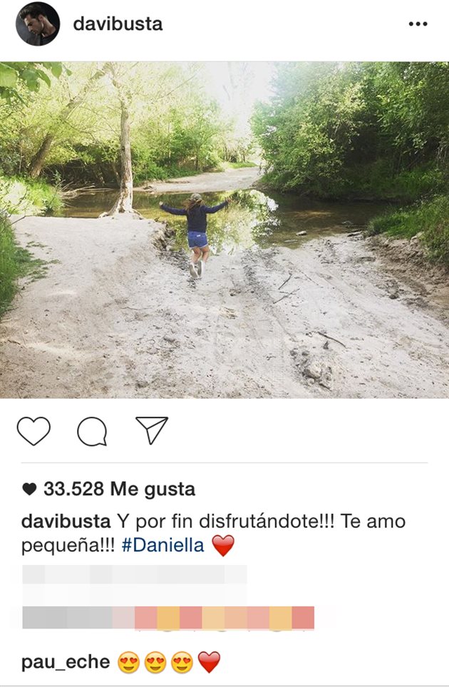 David Bustamante “por fin” puede disfrutar de su hija