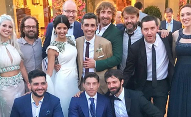 La divertida boda de Canco Rodríguez y Marta Nogal