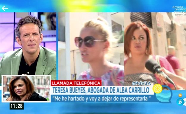 Teresa Bueyes renuncia a la representación legal de Alba Carrillo