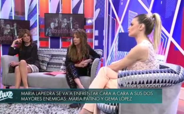 María Lapiedra se enfrenta cara a cara con María Patiño y Gema López