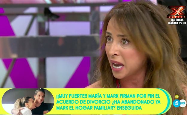 María Patiño sobre su disputa con Jorge Javier: "Pataleé como una niña"