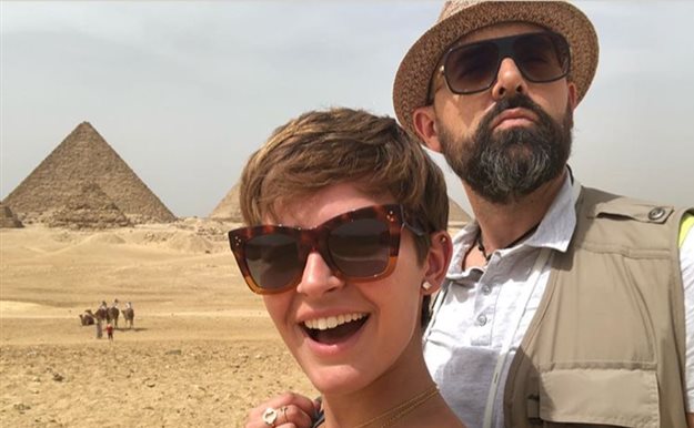 Risto Mejide y Laura Escanes celebran su aniversario de boda en Egipto