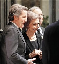 La amistad entre Alfonso Díez y doña Sofía sigue viva y discreta