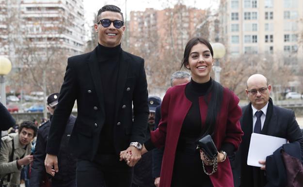 Georgina Rodríguez, el mejor apoyo de Cristiano Ronaldo en el juicio por fraude fiscal 