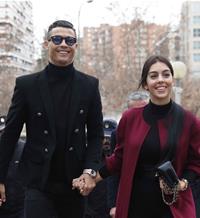 Cristiano Ronaldo y Georgina en los Juzgados de Plaza Castilla 