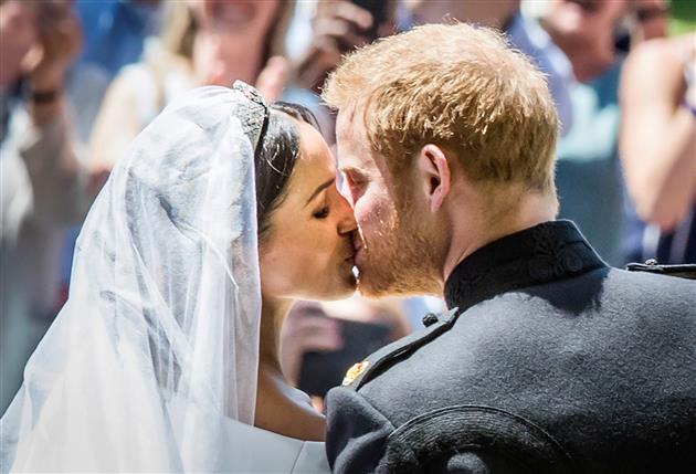 Beso Harry Meghan