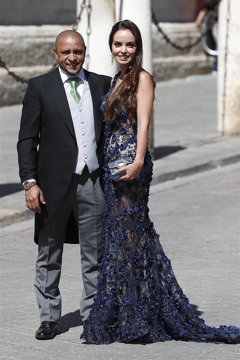 Roberto Carlos y Mariana Lucon