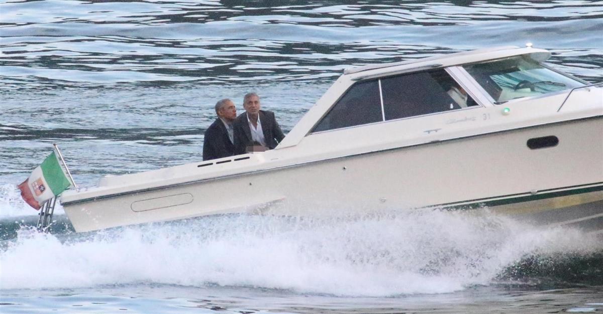 George Clooney y Obama