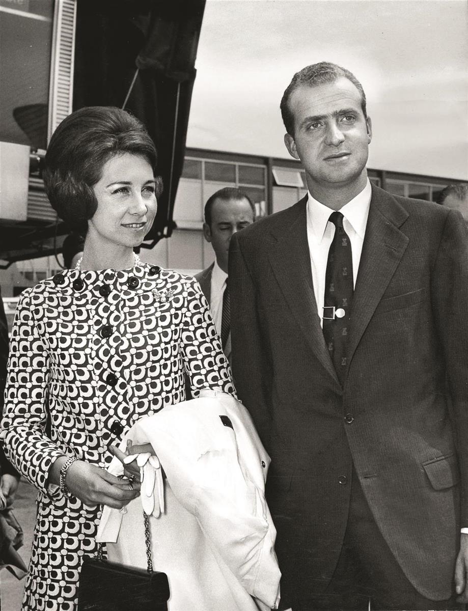 Los reyes Juan Carlos de Borbón y doña Sofía