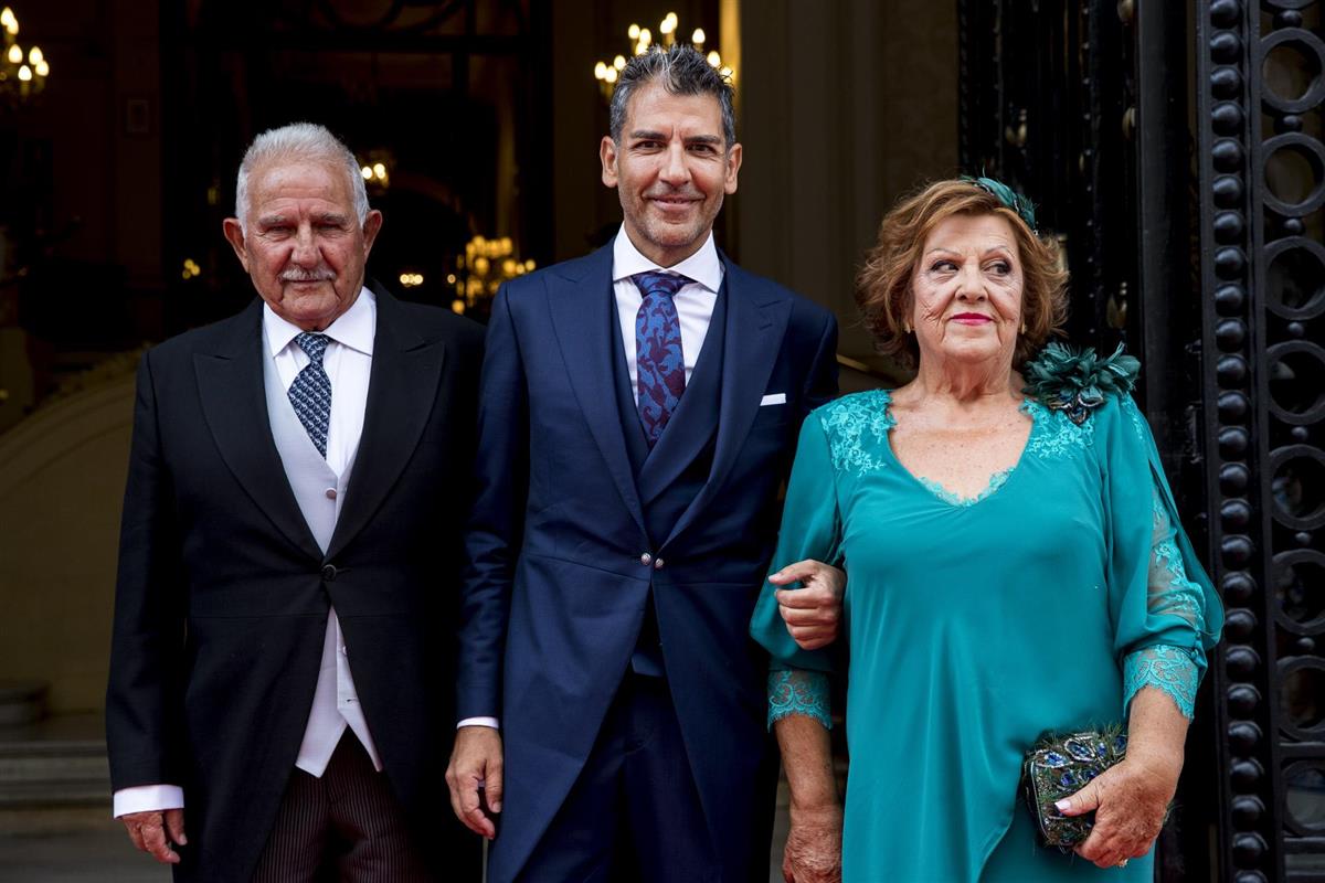 Paco Roncero y sus padres