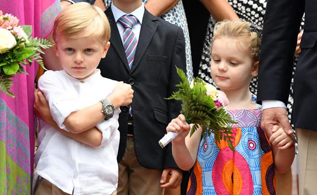 Los 'principitos', auténticos protagonistas del tradicional picnic de Mónaco