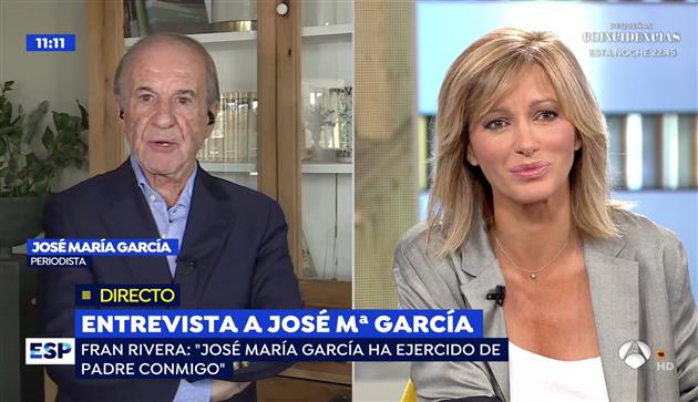 Susanna Griso y José María García