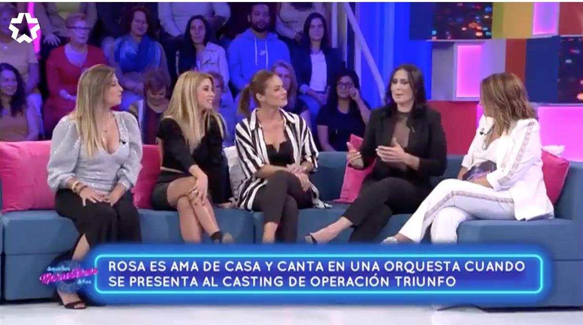 Toñi Moreno recibe a las chicas 'OT'