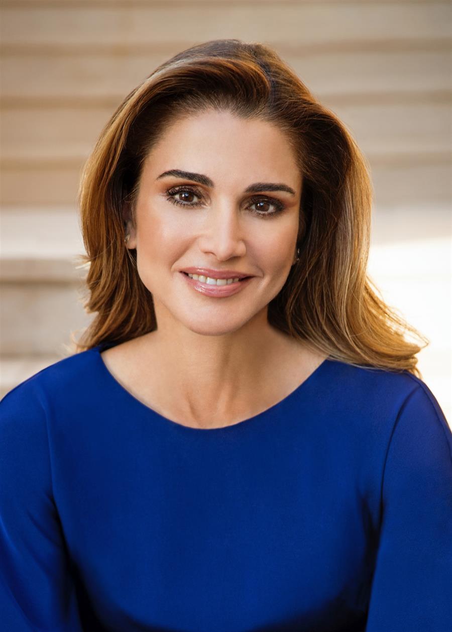 Retrato oficial Rania de Jordania