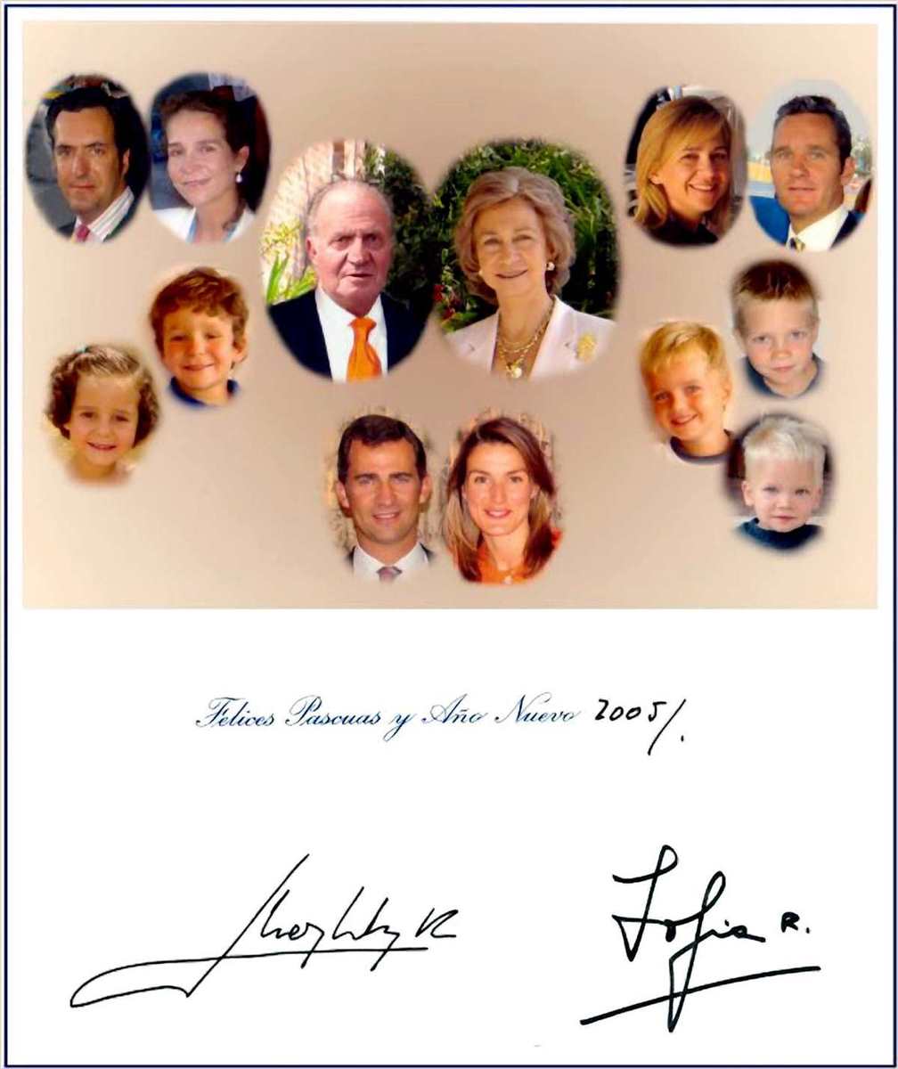 Familia real felicitación 2005