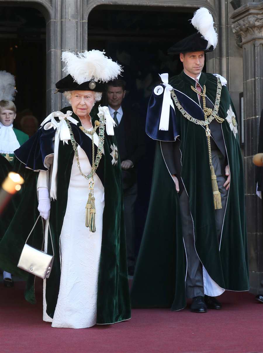 Isabel II y Guillermo de Inglaterra