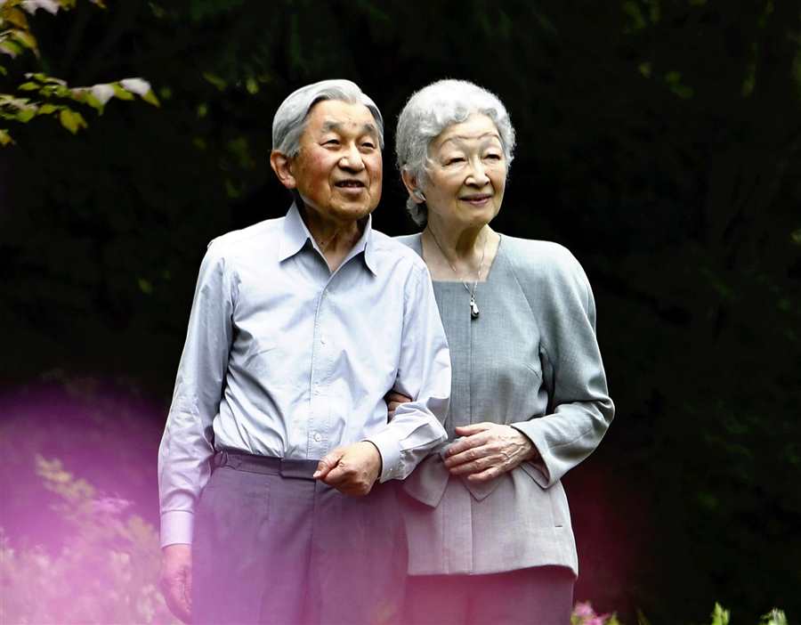 Akihito y Michiko de Japón