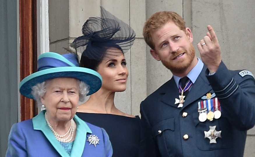 Príncipe Harry, Meghan, Isabel II