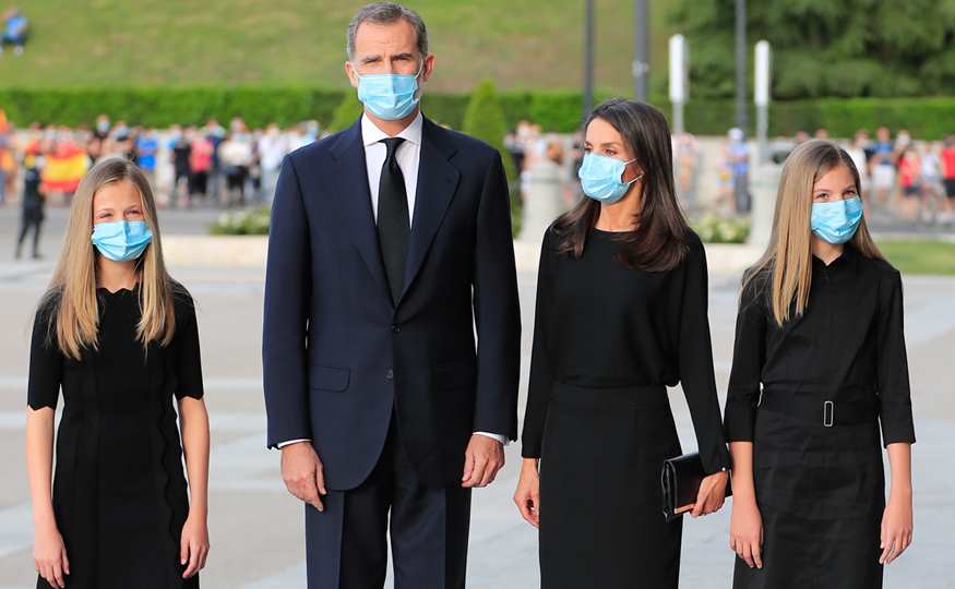 Familia Real Felipe Letizia y Leonor y Sofía