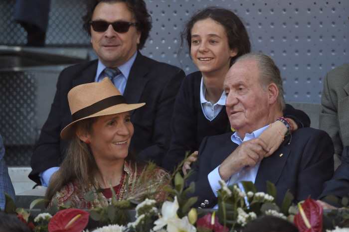 Juan Carlos y Victoria Federica