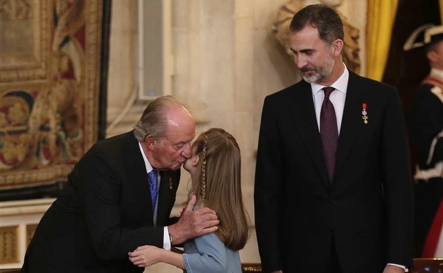 Juan Carlos, Leonor y Felipe