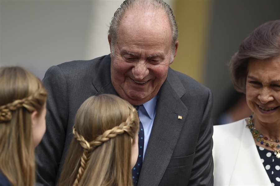 Juan Carlos, Leonor y Sofía