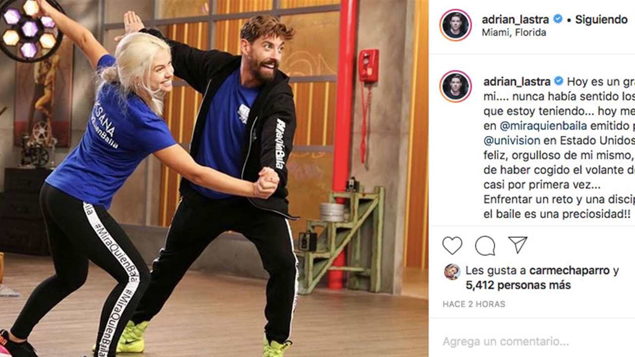 Adrián Lastra, atacado en su debut en 'Mira quién baila. All Stars' 
