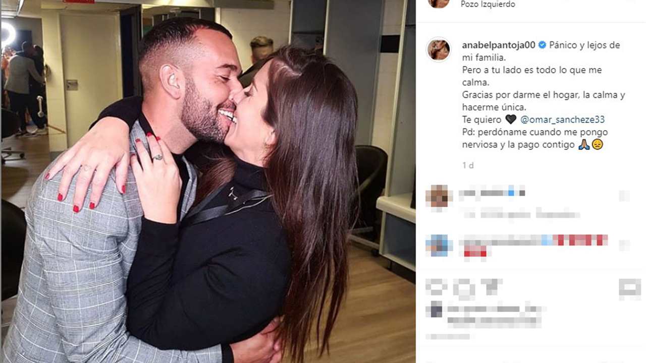 Coronavirus: el mensaje de Anabel Pantoja a su novio Omar Sánchez en el momento más difícil