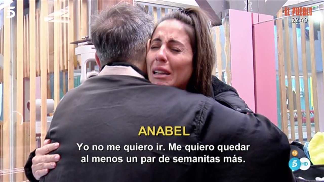 Anabel Pantoja se queda hundida tras una conversación con Kiko Hernández en 'El tiempo del descuento'